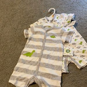 Little me rompers . New . 12m